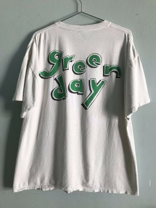 Vintage Green Day Dookie T Shirt 1994 Tour Rock Concert VTG USA 2