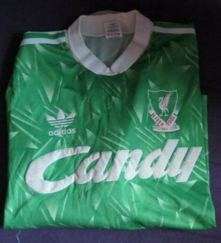 Liverpool 1989 - 91 Goalkeeper Shirt Addias Size Small Rare Vintage 7