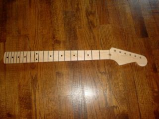 Musikraft Strat Neck 1pc Vintage Maple 21 Fret V To C Back Profile