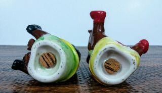 Vintage Black Americana Salt & Pepper Shakers KIDS IN BASKET Japan Ceramic 7