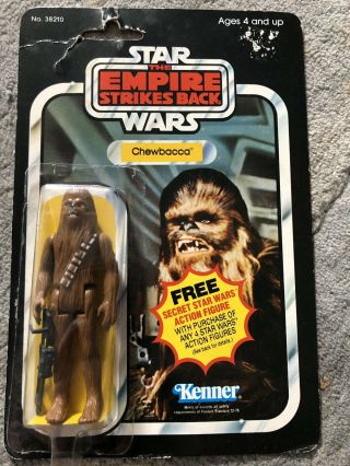 Vintage Star Wars Esb Chewbacca 21 Back