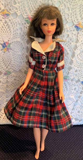 Vintage Barbie Bend - Leg Francie Doll Brunette Japan