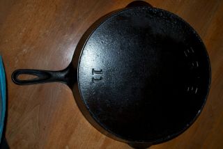 Vintage Erie 11 Pre - Griswold 1st First Series Cast Iron Skillet