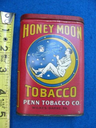 Vintage Honeymoon Pocket Tobacco Tin