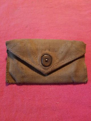Us Ww2 First Aid Pouch Carlisle Unmarked Very Good Vintage