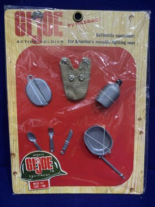 Hasbro Vintage 7509 Gi G.  I Joe 1/6 12 " Action Soldier Mess Kit Set Seal