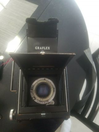 Graflex D Vintage Box Camera No 32 F - 4.  5 Lens Kodak