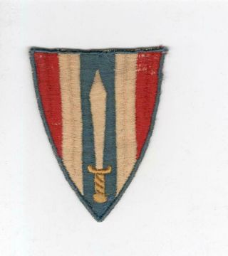 Theater Made Off Uniform Ww 2 Us Army European Civil Affairs Patch Inv H096
