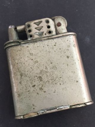Vintage Aristocrat Meb Pocket Lighter - Unusual Mechanism / Rare / Needs Work