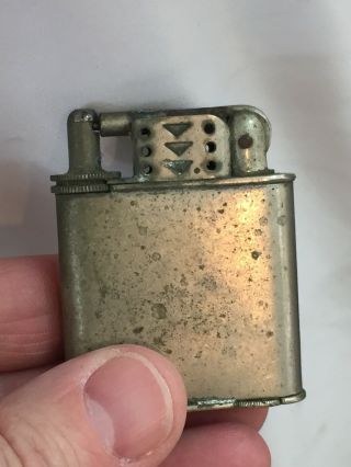 Vintage ARISTOCRAT MEB Pocket Lighter - Unusual Mechanism / Rare / Needs Work 4