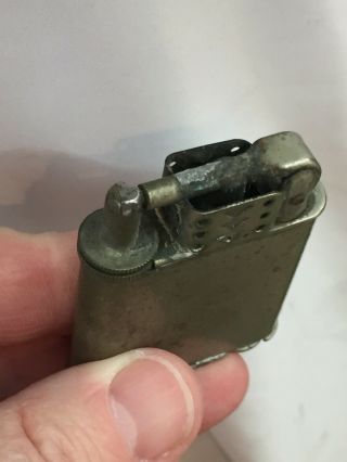 Vintage ARISTOCRAT MEB Pocket Lighter - Unusual Mechanism / Rare / Needs Work 5