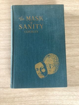 Vtg 1950 The Mask Of Sanity Hervey Cleckley 2nd Ed Psychopathy Psychology Hc