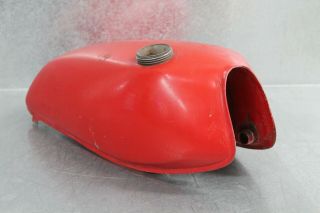 Vintage OEM 1981 Yamaha DT175 DT 175 Red Gas Tank / Fuel Tank 5