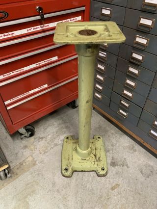 Vintage Craftsman Block Grinder Pedestal Stand Grinder Sander Buffer Power Tools