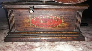 Vintage Standard Model A Phonograph w/ Horn 2