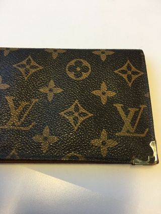 RARE Vintage Louis Vuitton Monogram Wallet and Card Holder (Unsure if Authentic) 3