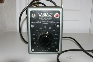 Vintage Variac Autotransformer W10mt3 General Radio Company Usa 50 - 60 Cycles