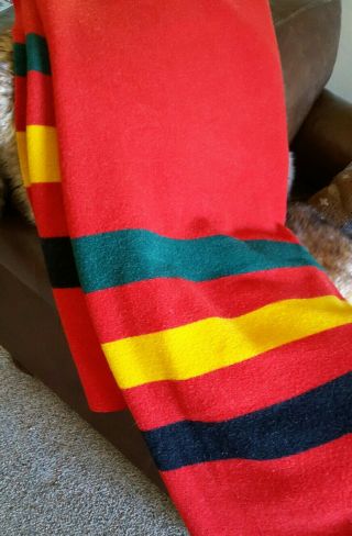 Vintage Rainier National Park Pendleton Wool Blanket