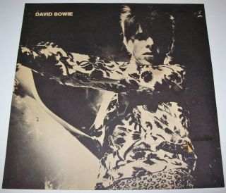 David Bowie Fabulous Rare Uk Record Company Promo Shop Display Window Card 1972