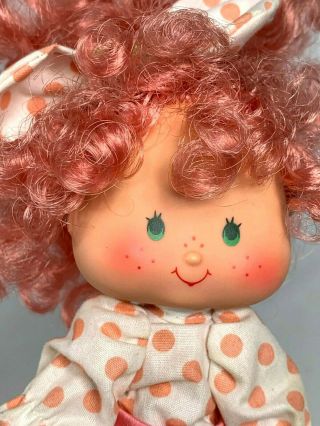 Rare Vintage Strawberry Shortcake Peach Blush Berrykins doll 1985 2