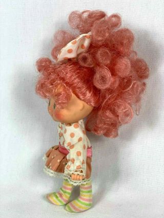 Rare Vintage Strawberry Shortcake Peach Blush Berrykins doll 1985 4