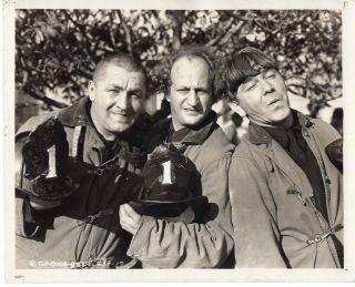 The Three Stooges Vintage Keybook Photo Moe Jerry Howard Larry Fine