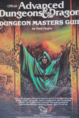 Vintage 1979 Official Advanced Dungeons & Dragons Dungeon Masters Guide TSR 2011 2