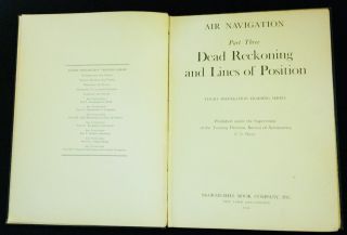 WWll Air Navigation Part Three Dead Reckoning And Lines Of Postion 1943 3
