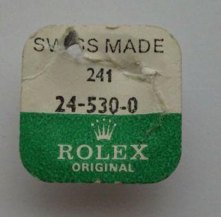 Vintage Rolex Watch Crown/button/winder 24 530 - 0 Stainless Steel
