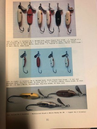 RARE Al Foss Pork Rind minnows Vintage Fishing Lures Reference Book D.  Rankl 3