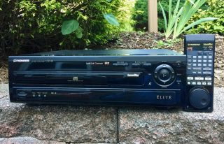 PIONEER ELITE CLD 59 LASER DISC PLAYER WITH REMOTE RARE 2