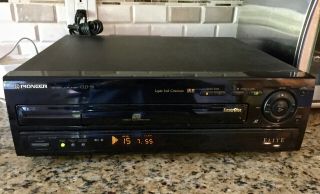 PIONEER ELITE CLD 59 LASER DISC PLAYER WITH REMOTE RARE 3