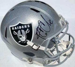 Ice Cube Signed Oakland Raiders F/s Football Helmet Psa/dna Rare