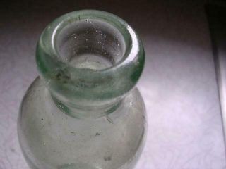 Wm Goedeke ' s 99¢ Store Washburn Wis Rare Hutchinson Soda Bottle WI Wisconsin 3