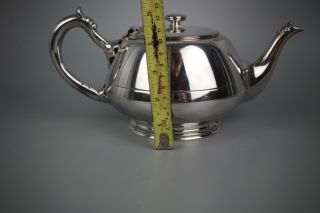 Large 1930s Walker & Hall SHEFFIELD SILVER PLATED 2 Pint TEA POT 7