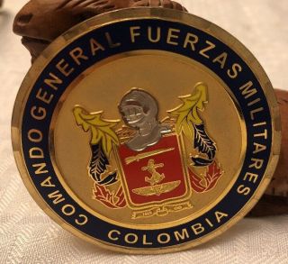 Vintage Comando General Fuerzas Militares Columbia Military Coin