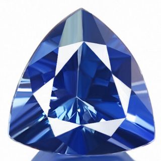 2.  58ct If Wow Flawless Rare Natural D Block Best Blue Tanzanite Earth Mined Gem