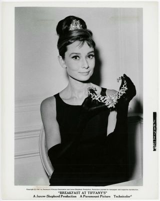 Audrey Hepburn Yellow Diamond Vintage 1961 Breakfast At Tiffany 