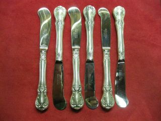 6 - PIECE BUTTER SPREADER SET - TOWLE OLD MASTER STERLING SILVER FLATWARE 4