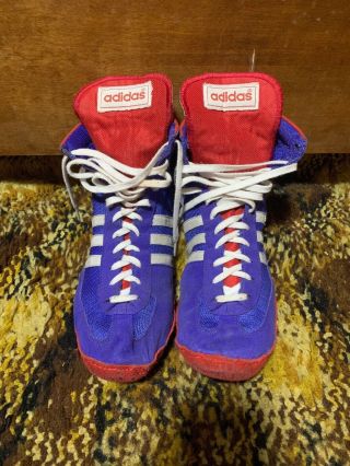 Bluish Purple Combat Speed Rare Wrestling Shoes Size 9.  5 - 10