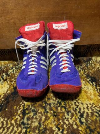 Bluish Purple Combat Speed RARE Wrestling Shoes Size 9.  5 - 10 2