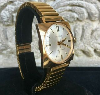 Ready to Wear Vintage 1960 ' s Men ' s Square Retro Winding WESTCLOX Watch Band 3