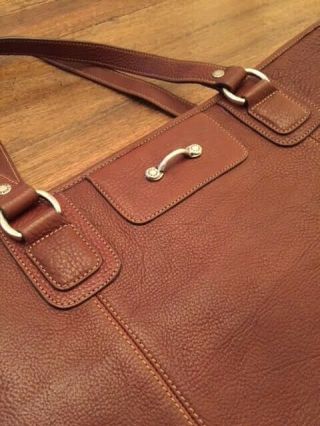 Old Stock - GHURKA Chestnut Vintage Leather Garment Bag (No.  504) 10