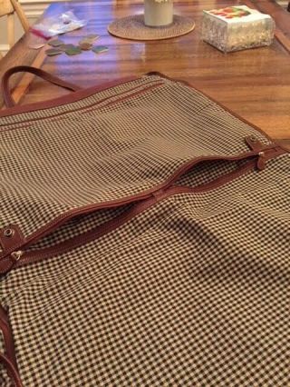 Old Stock - GHURKA Chestnut Vintage Leather Garment Bag (No.  504) 7