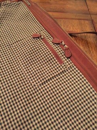 Old Stock - GHURKA Chestnut Vintage Leather Garment Bag (No.  504) 8