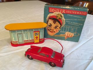 Vintage Distler Electromatic Station With Studebaker & Great Box