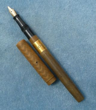 Waterman Ideal 52 - 1/2 Lever Fill Vintage Fountain Pen Chased Hard Rubber