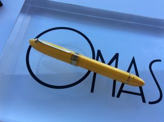 OMAS 360 YELLOW FOR BITTNER ANNIVERSARY EXTREMELY RARE PEN ROSE GOLD TRIMS 2