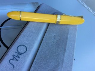 OMAS 360 YELLOW FOR BITTNER ANNIVERSARY EXTREMELY RARE PEN ROSE GOLD TRIMS 3