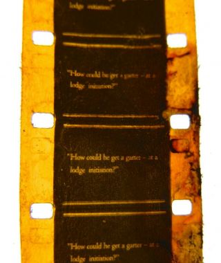 Vtg LOST Orig 16mm SILENT FILM Mack Sennett DIVORCE DODGER (1926) Billy Bevan 6